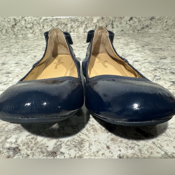 Cole Haan Manhattan Ballet Flats Navy Blue Size 5 B display picture 1